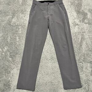 BYLT Premium Basics Kinetic Pants Mens 30x29 Gray Stretch Comfort Tech Chino